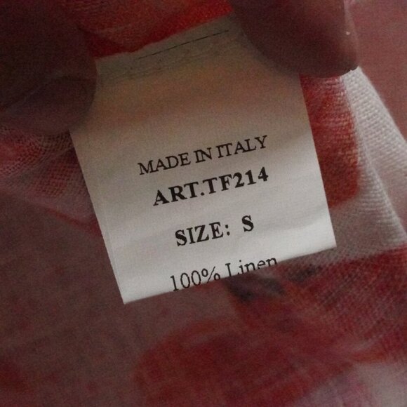 allegra masetti firenze Linen Maxi Dress Womens Small Floral Multi Color - Picture 5 of 10